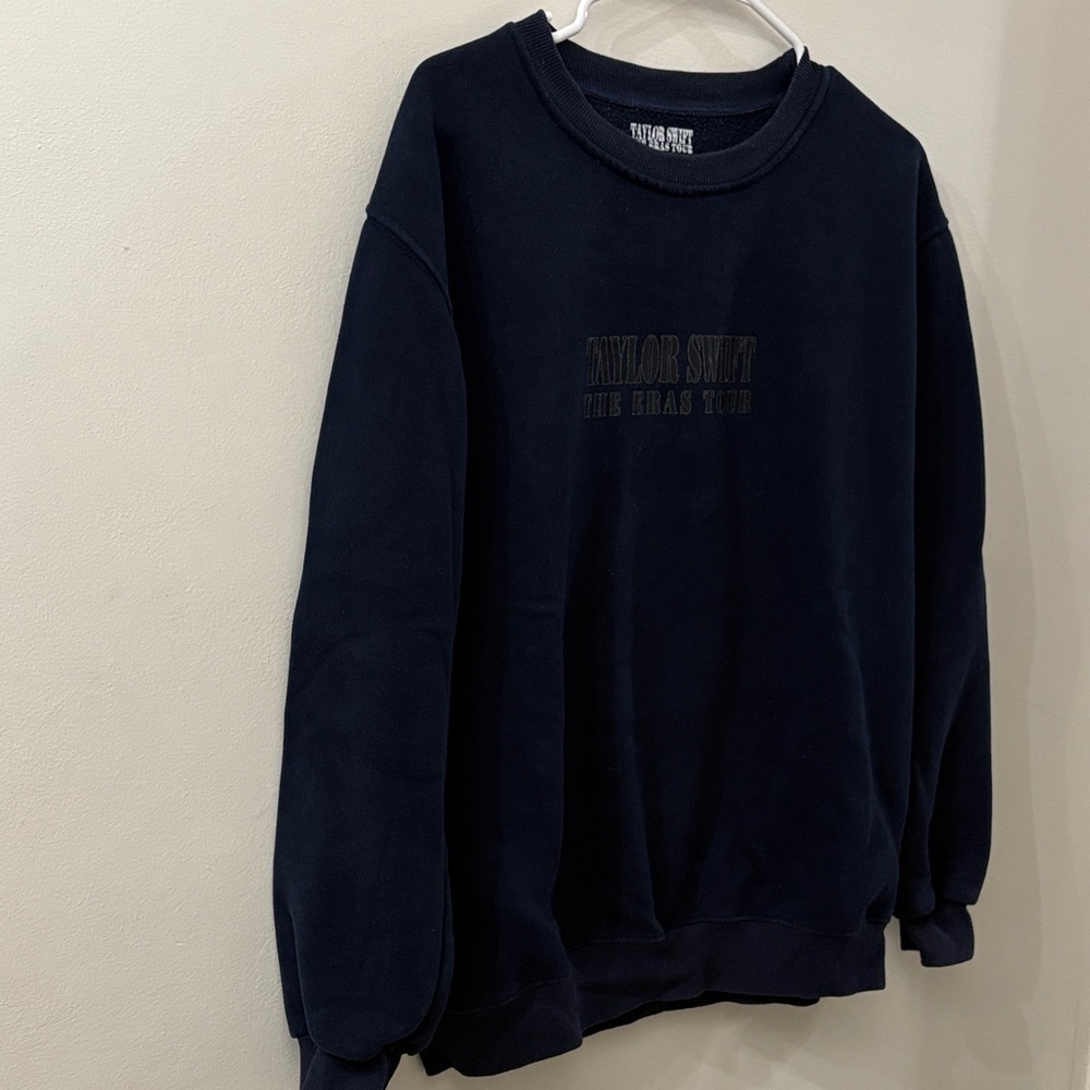 Taylor Swift Navy Crewneck Sweatshirt - Eras Tour - navy blue - XL - Picture 1 of 5